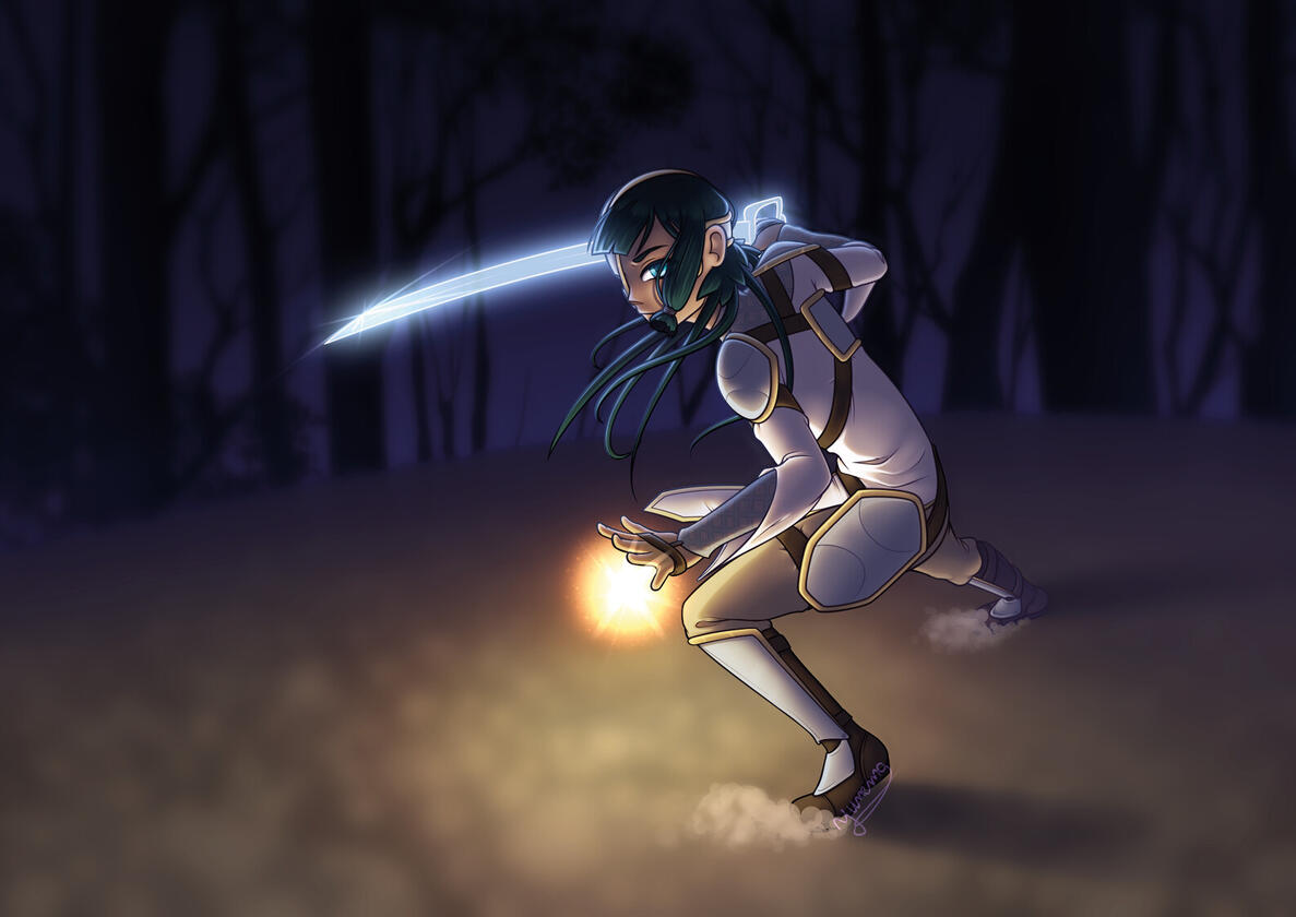 Illustration - The warlock